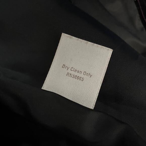 Caslon Blazer WMNS Two-Button Petite L Black/Pink/Yellow Striped Retro Coat Y2K - Picture 6 of 7